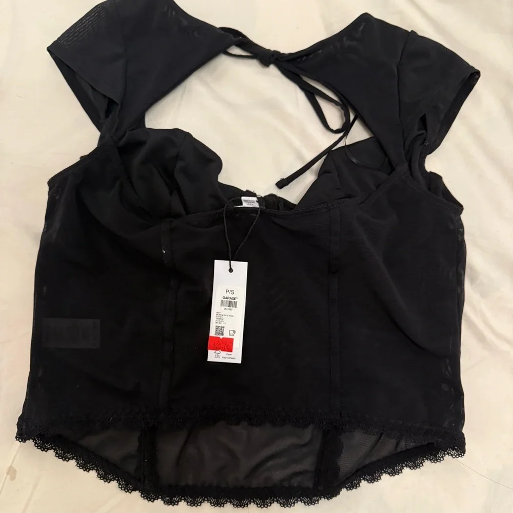Garage corset top with open back - Picture 4 of 4